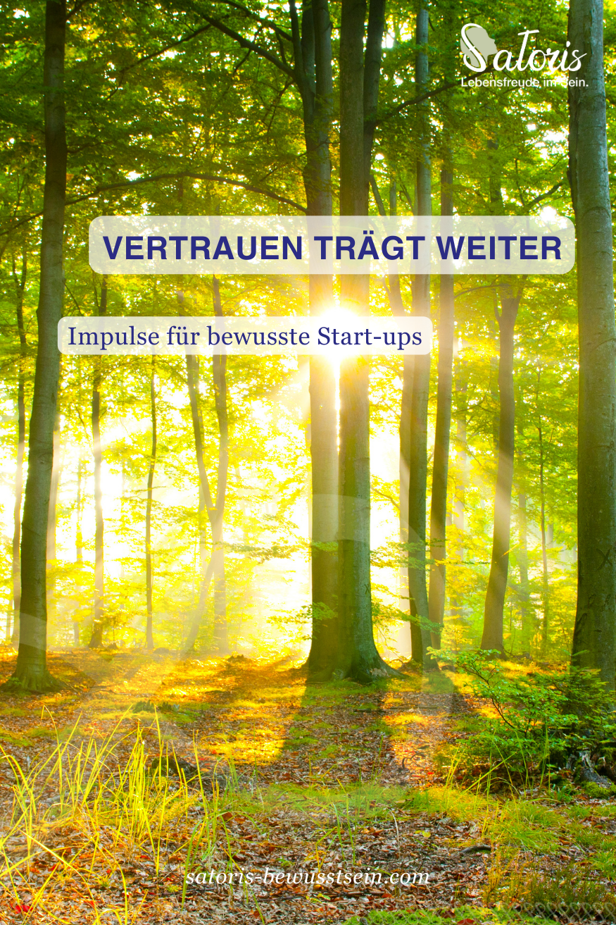 Wald, Grün. Frühlingswald, Sonnenstrahlen, Licht, Vertrauen. Satoris, Bewusstsein